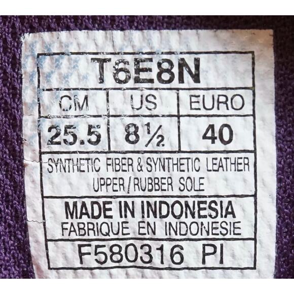 ASICS Gel Excite Running Gym Shoes Grey Purple Coral Womens Size 8.5 Fast Ship - Picture 9 of 11